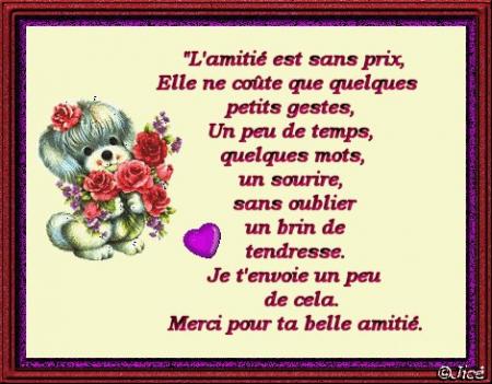 merci mes ami(e)s